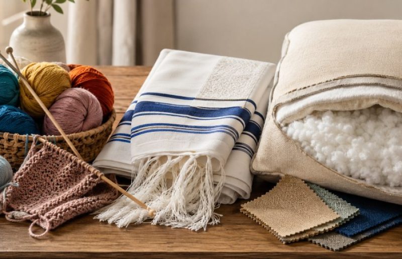 מה זה אקרילן ואיך אותו חומר משמש לטליתות, לסריגה ולריפוד?