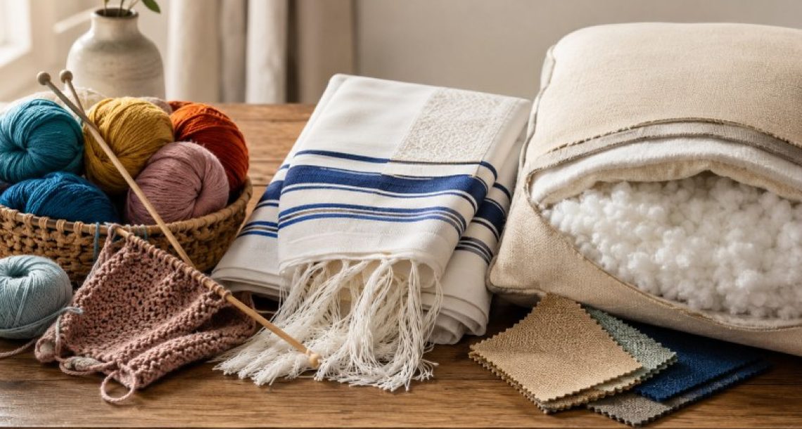 מה זה אקרילן ואיך אותו חומר משמש לטליתות, לסריגה ולריפוד?